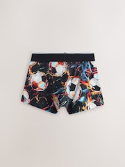 Black Chrome/Multi Football Boxers 5 Pack (2-16yrs) - Image 3 of 9