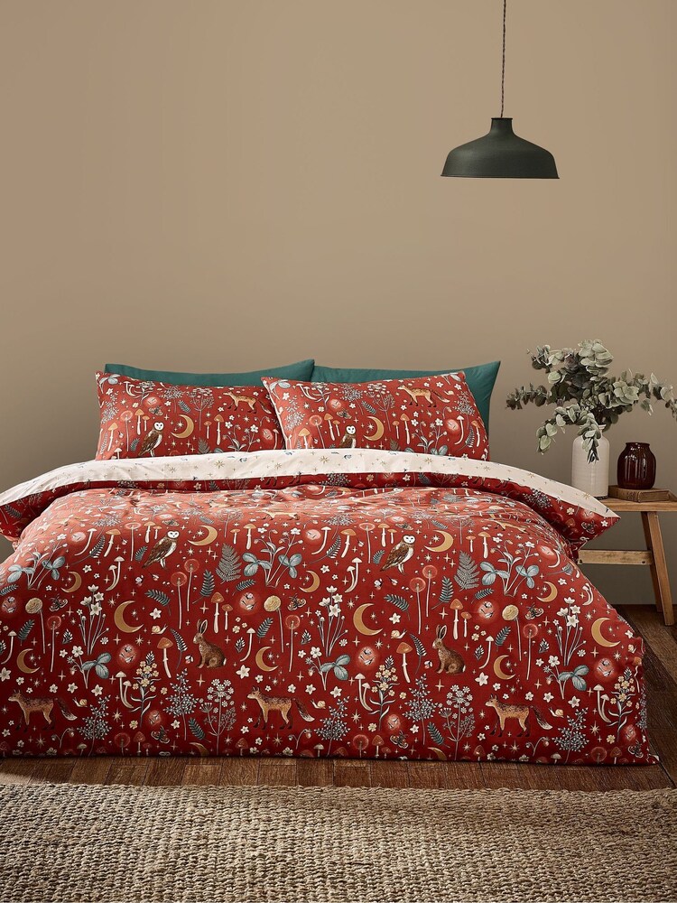 Catherine Lansfield Enchanted Twilight Animal Duvet Cover Set - Slika 1 iz 4