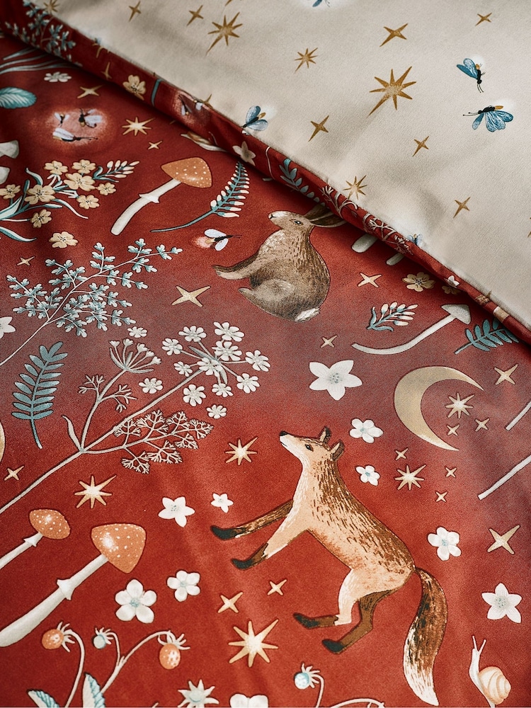 Catherine Lansfield Enchanted Twilight Animal Duvet Cover Set - Slika 4 iz 4