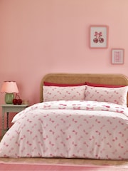 Catherine Lansfield Cherries and Bows Reversible Duvet Cover Set - Slika 2 iz 4