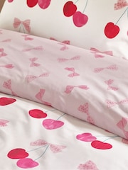 Catherine Lansfield Cherries and Bows Reversible Duvet Cover Set - Slika 4 iz 4