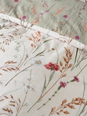 Catherine Lansfield Brushed Grasmere Floral Print Reversible Duvet Cover Set - صورة 4 من 4