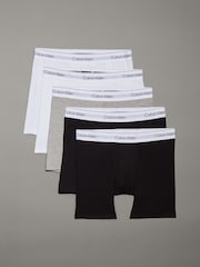 Calvin Klein Black Boxers Briefs Icon Cotton Stretch 5 Pack - Image 1 of 4