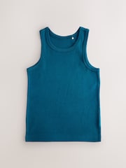 Rayas azul/blanco - Pack de 5 camisetas sin mangas (1,5-16 años) - Imagen 4 de 9