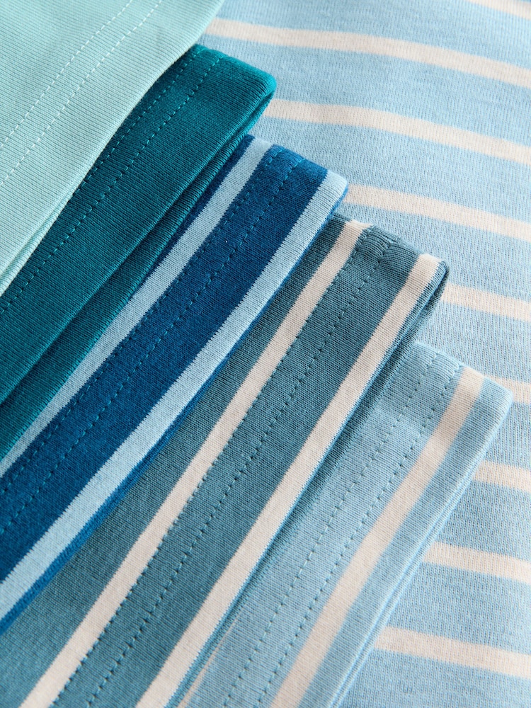 Rayas azul/blanco - Pack de 5 camisetas sin mangas (1,5-16 años) - Imagen 9 de 9