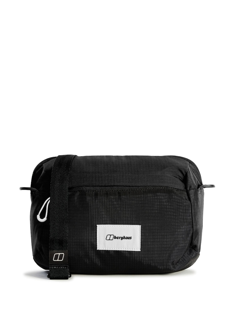 Berghaus Black Explorer Cross-Body Adult Unisex Jet Bag - Image 1 of 4 Berghaus Black Explorer Cross-Body Adult Unisex Jet Bag - Image 1 of 4