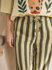 Grün gestreift - Grafik Kurzarm-Pyjamas - Bild 5 von 9