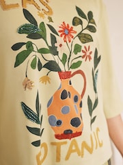 Grün gestreift - Grafik Kurzarm-Pyjamas - Bild 6 von 9