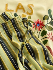 Grün gestreift - Grafik Kurzarm-Pyjamas - Bild 9 von 9