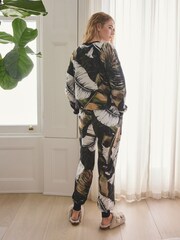 Green Leaves Cosy Long Sleeve Pyjamas - Image 2 of 9