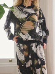 Green Leaves Cosy Long Sleeve Pyjamas - Image 6 of 9