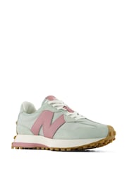 New Balance Green Womens 327 Trainers - Image 3 of 8