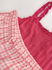 Red Rib Vest Heart Pyjamas - Image 10 of 10