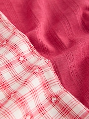 Red Rib Vest Heart Pyjamas - Image 9 of 10