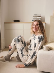 Oatmeal Hamish The Highland Cow Cosy Long Sleeve Pyjamas - Image 2 of 9