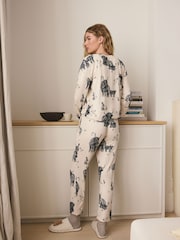 Oatmeal Hamish The Highland Cow Cosy Long Sleeve Pyjamas - Image 3 of 9