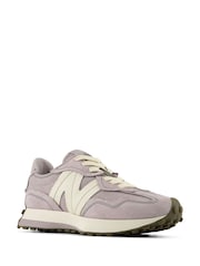 New Balance Lilac Purple 327 Trainers - Image 5 of 8
