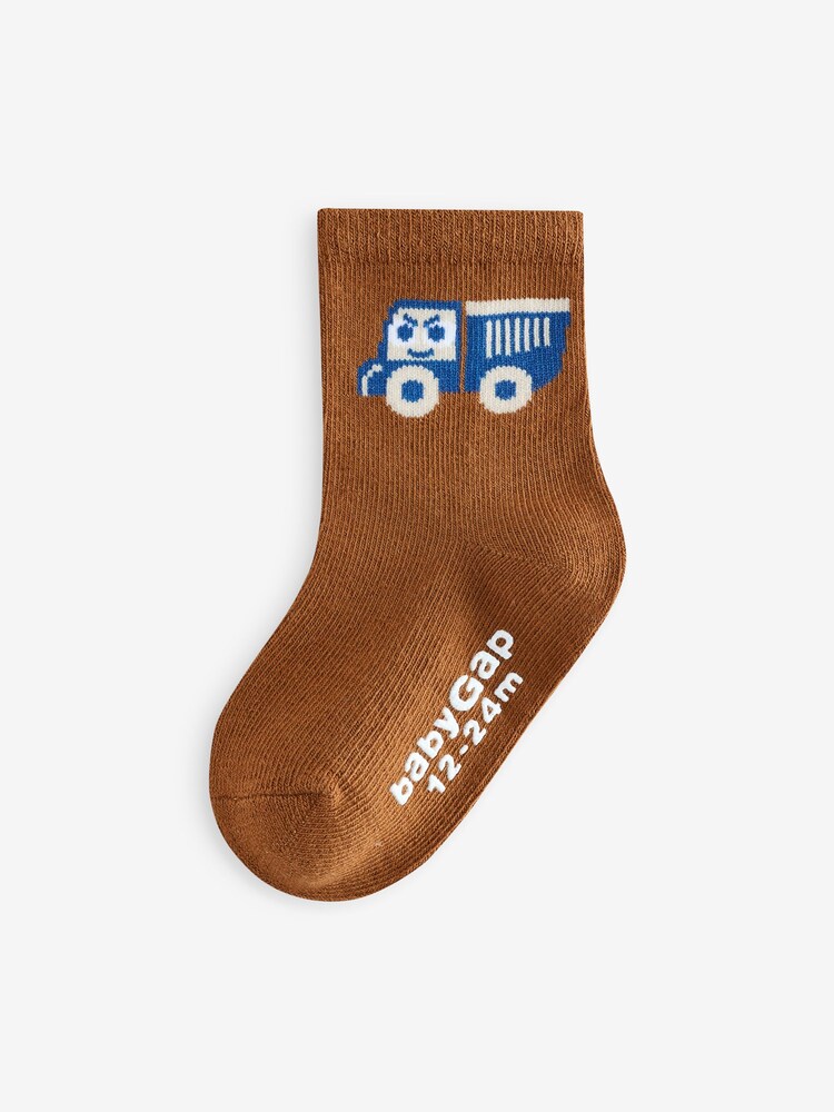 Gap Multi Quarter Crew Socks 7-Pack (12mths-5yrs) - Image 8 of 8