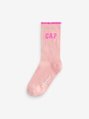 Gap Multi Crew Logo Socks 4-Pack (Newborn-5yrs) - Image 3 of 7