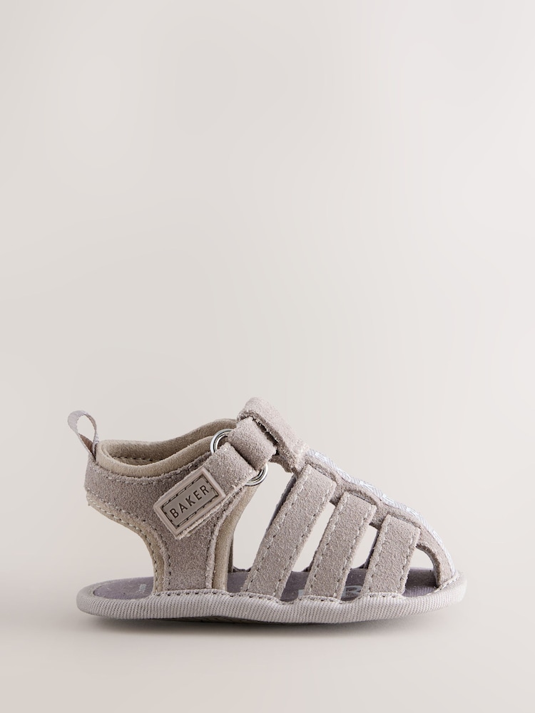 رمادي - Baker by Ted Baker Baby Fisherman Padders Sandals - صورة 2 من 5 رمادي - Baker by Ted Baker Baby Fisherman Padders Sandals - صورة 2 من 5