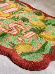 Lucy Tiffney Green Hi Folks Slogan Doormat - Image 3 of 4