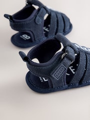 أزرق داكن - Baker by Ted Baker Baby Fisherman Padders Sandals - صورة 4 من 5
