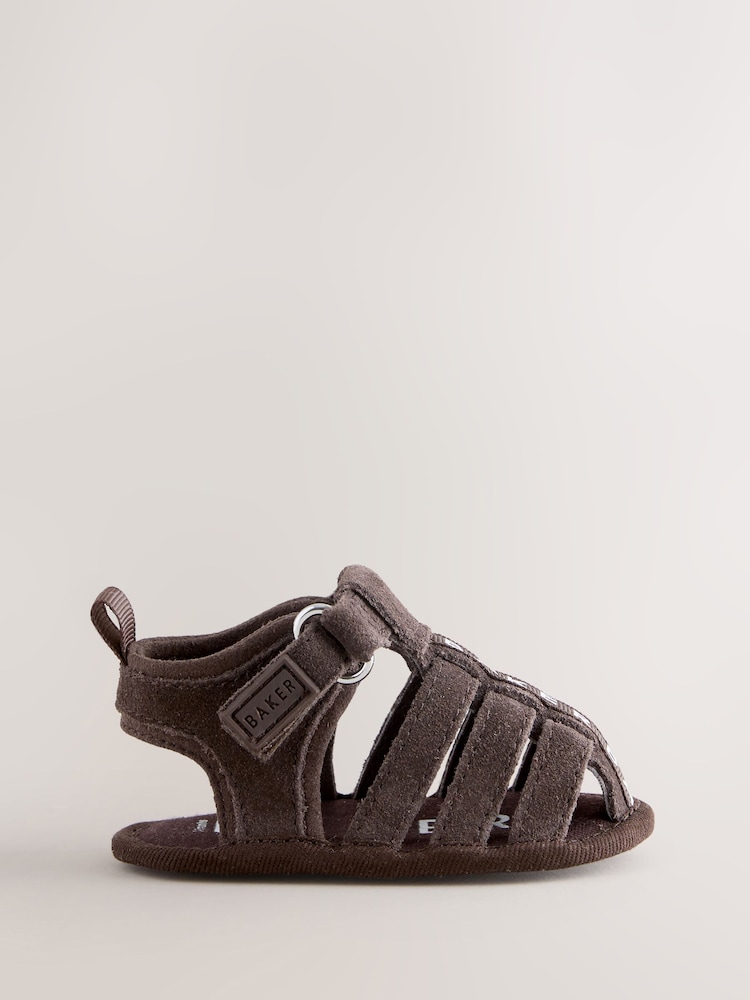 شوكولاتة - Baker by Ted Baker Baby Fisherman Padders Sandals - صورة 2 من 5 شوكولاتة - Baker by Ted Baker Baby Fisherman Padders Sandals - صورة 2 من 5