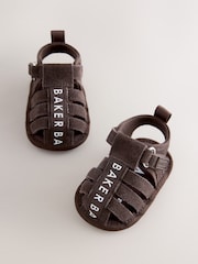 شوكولاتة - Baker by Ted Baker Baby Fisherman Padders Sandals - صورة 4 من 5