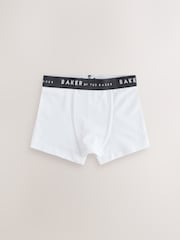 Baker by Ted Baker Blue Print Boxers 5 Pack - Image 4 of 6