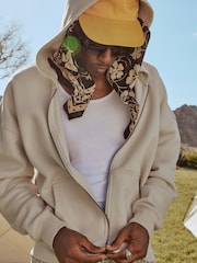Hollister Boxy Zip-Up Hoodie - Image 4 of 5