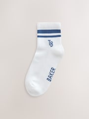 Baker by Ted Baker Ribbed Cushioned Sole Socks 3 Pack - Image 2 of 6