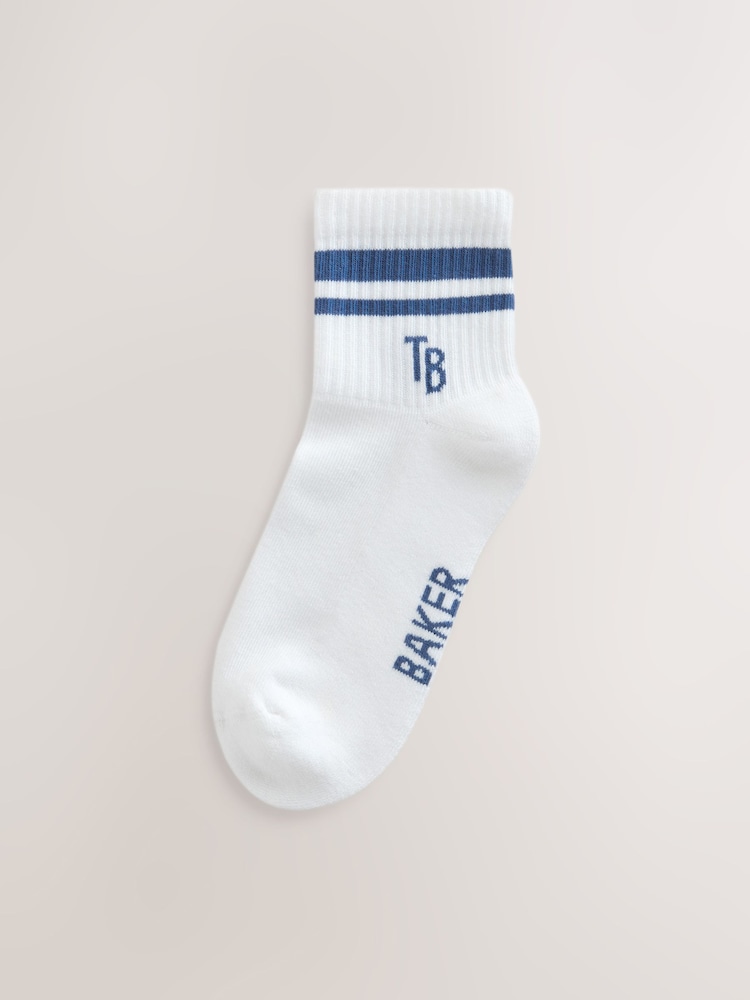 Baker by Ted Baker Ribbed Cushioned Sole Socks 3 Pack - Image 2 of 6