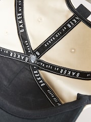 Baker by Ted Baker Logo Baseball Black cap - Image 5 of 5