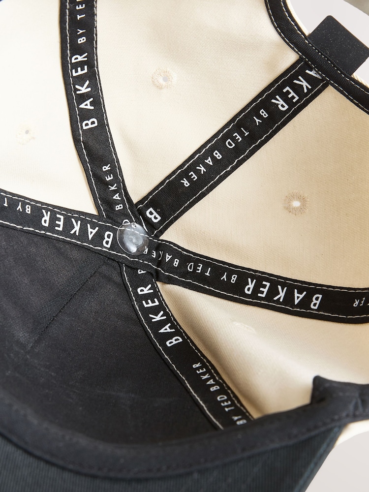 Baker by Ted Baker Logo Baseball Black cap - Image 5 of 5