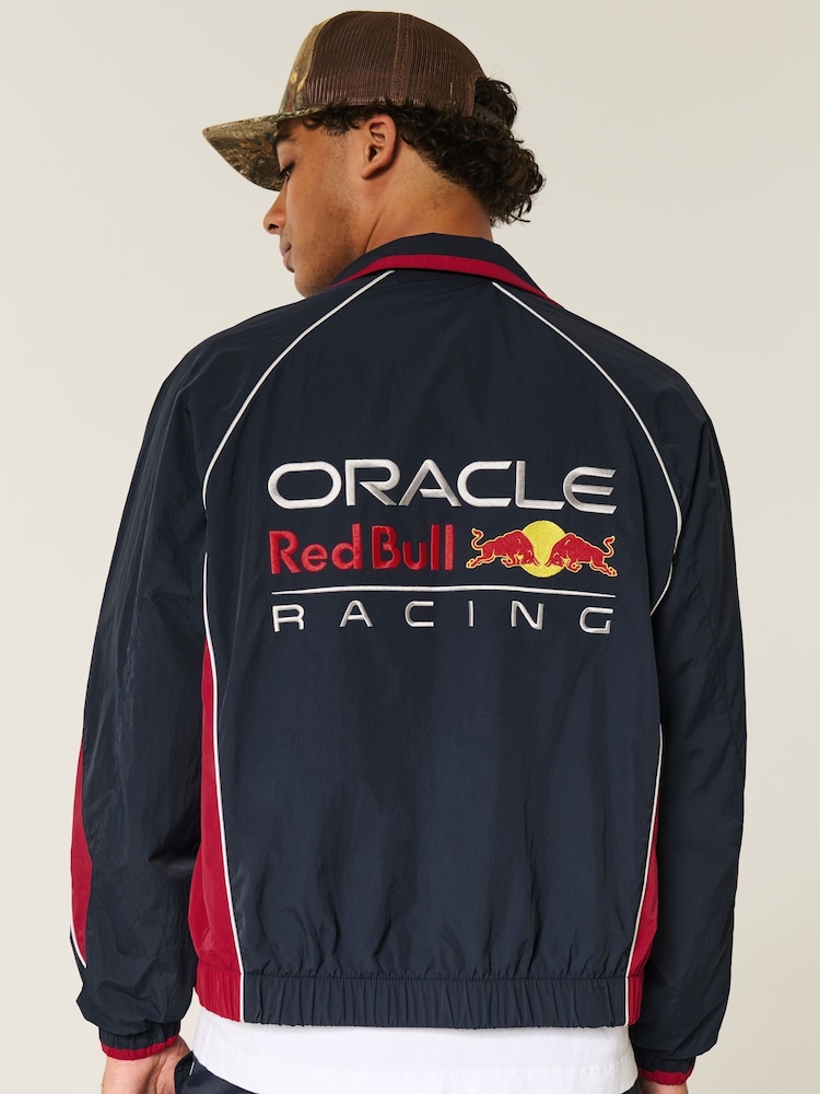 Hollister Blue Redbull Pit Crew Jacket - Imagem 2 de 5