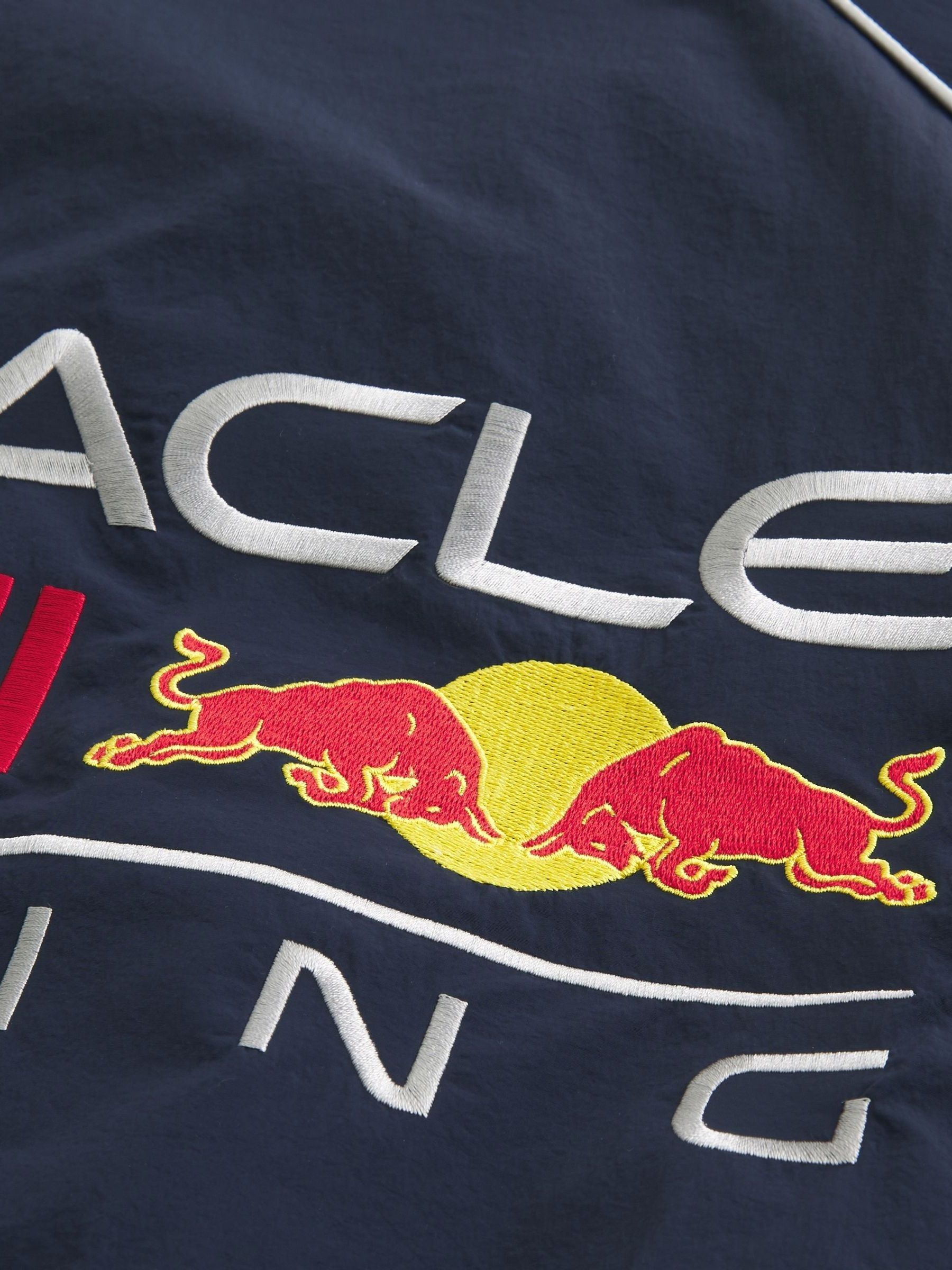Duckhills スポーツジャケット ホワイト/ネイビー/レッド Next：日本 Hollister ブルー Redbull ピットクルー ジャケット from