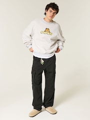 Hollister Skater Baggy Cargo Black Trousers - Image 1 of 4
