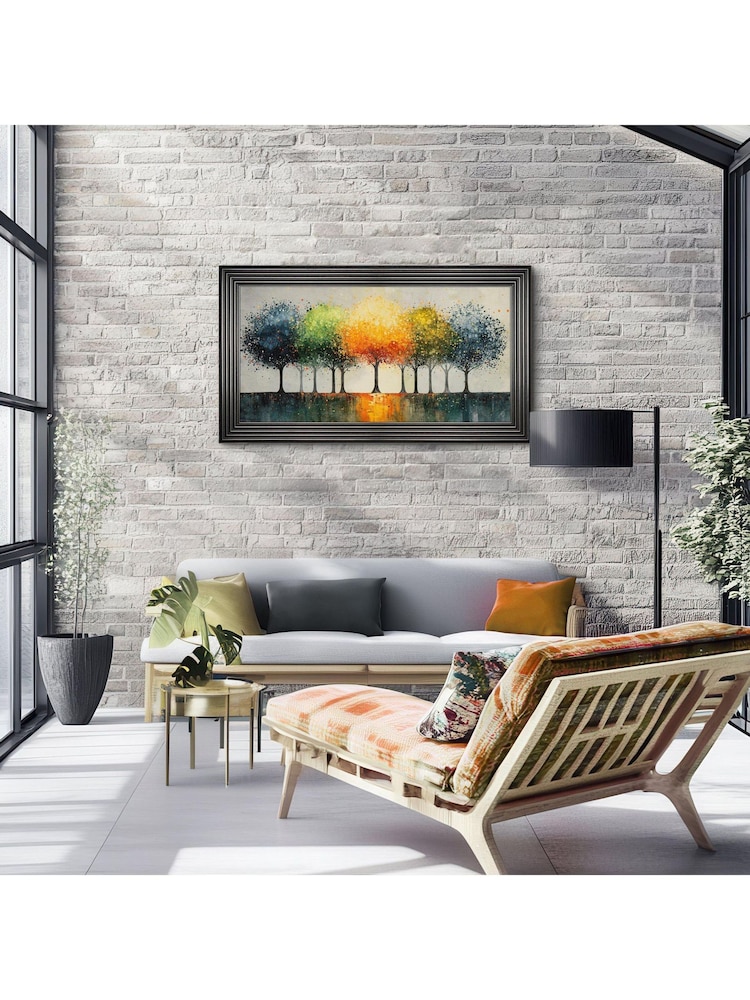 Art Marketing Multicoloured Vibrant Canopy Wall Art - Image 1 of 4