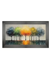Art Marketing Multicoloured Vibrant Canopy Wall Art - Image 4 of 4