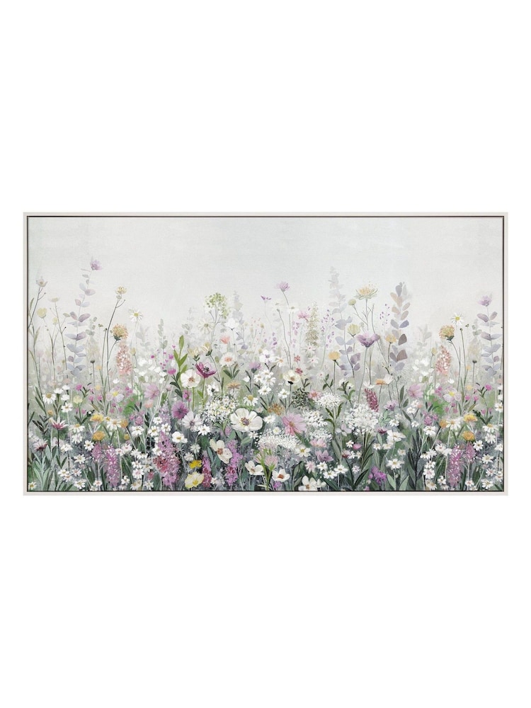 Art Marketing Multicoloured Floral Cascade Wall Art - Image 4 of 4