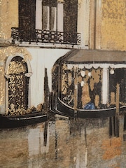Art Marketing Multicoloured Venetian Nights Wall Art - Image 4 of 5