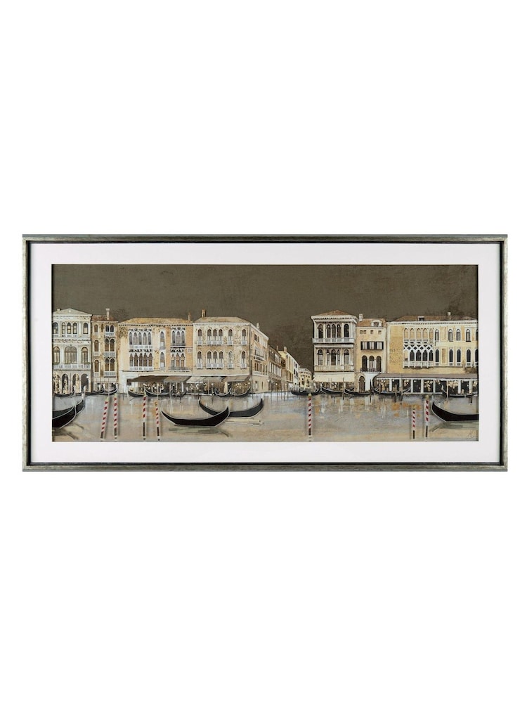 Art Marketing Multicoloured Venetian Nights Wall Art - Image 5 of 5