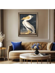 Art Marketing Multicoloured White Pelican Wall Art - Image 1 of 4