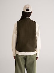 Prohibited Green Scout Fleece Gilet - Image 6 of 9