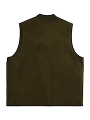 Prohibited Green Scout Fleece Gilet - Image 9 of 9