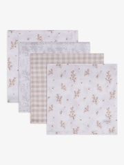 The Little Tailor Baby Natural Muslins 4 Pack - Image 3 of 9