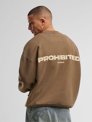 Prohibited Brown 10119 Crew Neck Sweatshirt - Image 2 of 5