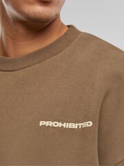 Prohibited Brown 10119 Crew Neck Sweatshirt - Image 4 of 5