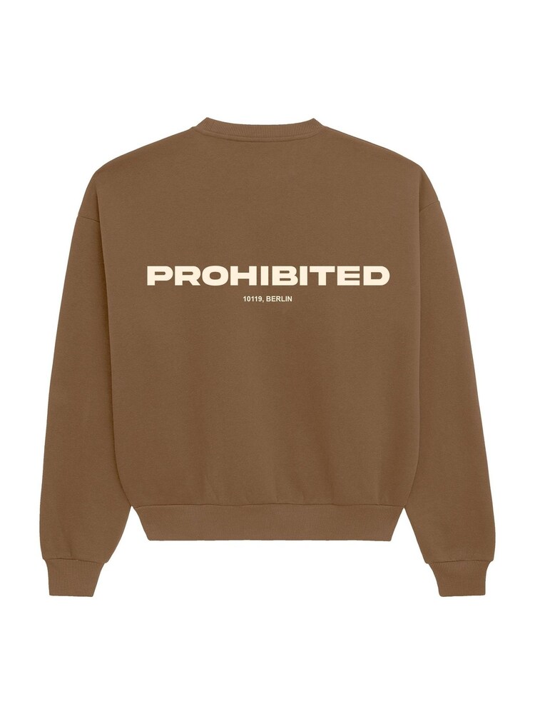 Prohibited Brown 10119 Crew Neck Sweatshirt - Image 5 of 5
