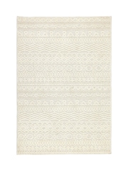 Origin Rug Collection. Cream Atlas Graphic Print Rug - Image 6 of 6